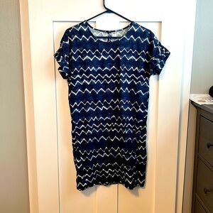 Old Navy dark blue dress size extra small.